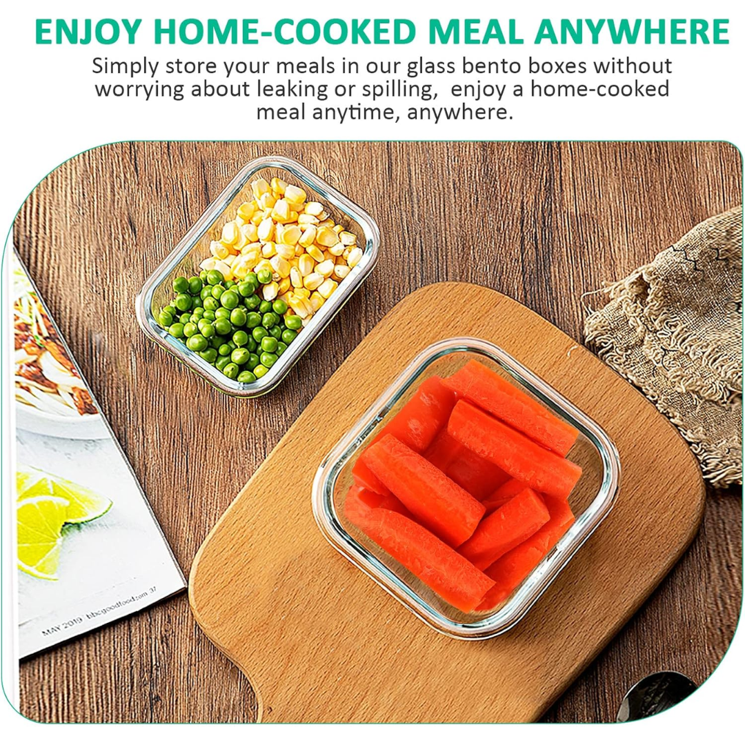 24-Piece Airtight Glass Food Storage Set – Kitchen Organization, Meal Prep
