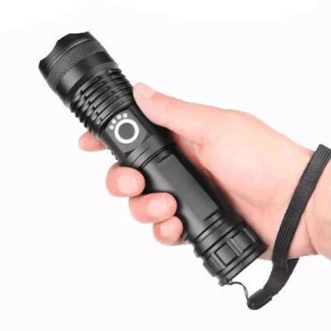 90000 Lumens Xhp50.2 Flashlight – Outdoor Adventure, Emergency Use