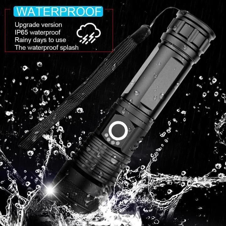 90000 Lumens Xhp50.2 Flashlight – Outdoor Adventure, Emergency Use
