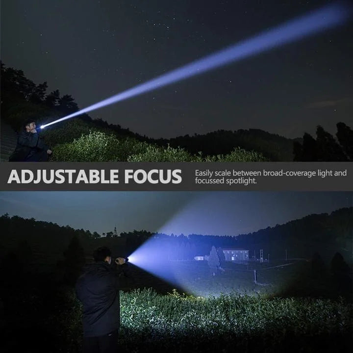 90000 Lumens Xhp50.2 Flashlight – Outdoor Adventure, Emergency Use