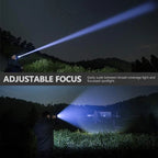90000 Lumens Xhp50.2 Flashlight – Outdoor Adventure, Emergency Use