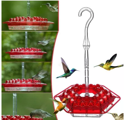 Ant Proof Hummingbird Feeder – Outdoor Hanging Perch for Garden, Summer Party