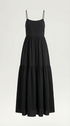 Backless Maxi Dress for Women - Lightweight Fabric, Elegant Design for Summer Events and Casual Outings