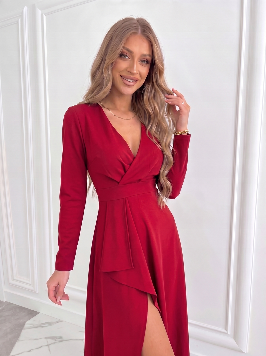 Black V-Neck Sheath Midi Dress Women UK – Formal Occasion Wedding Guest Evening Gown, Cocktail
