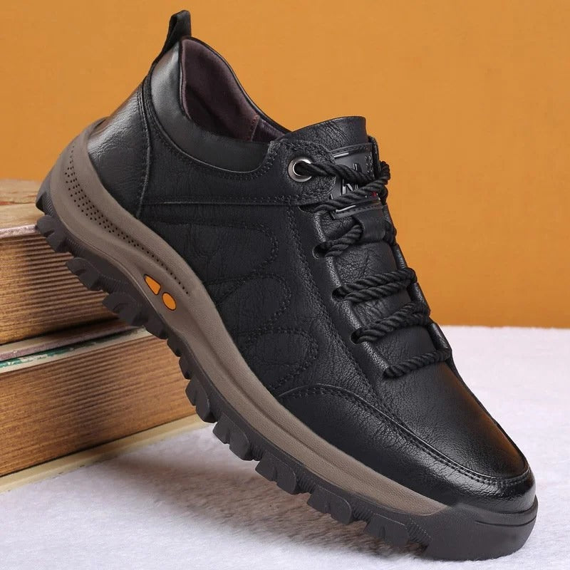 Brown Leather Men's Orthopedic Shoe – Smart Casual, Office Wear