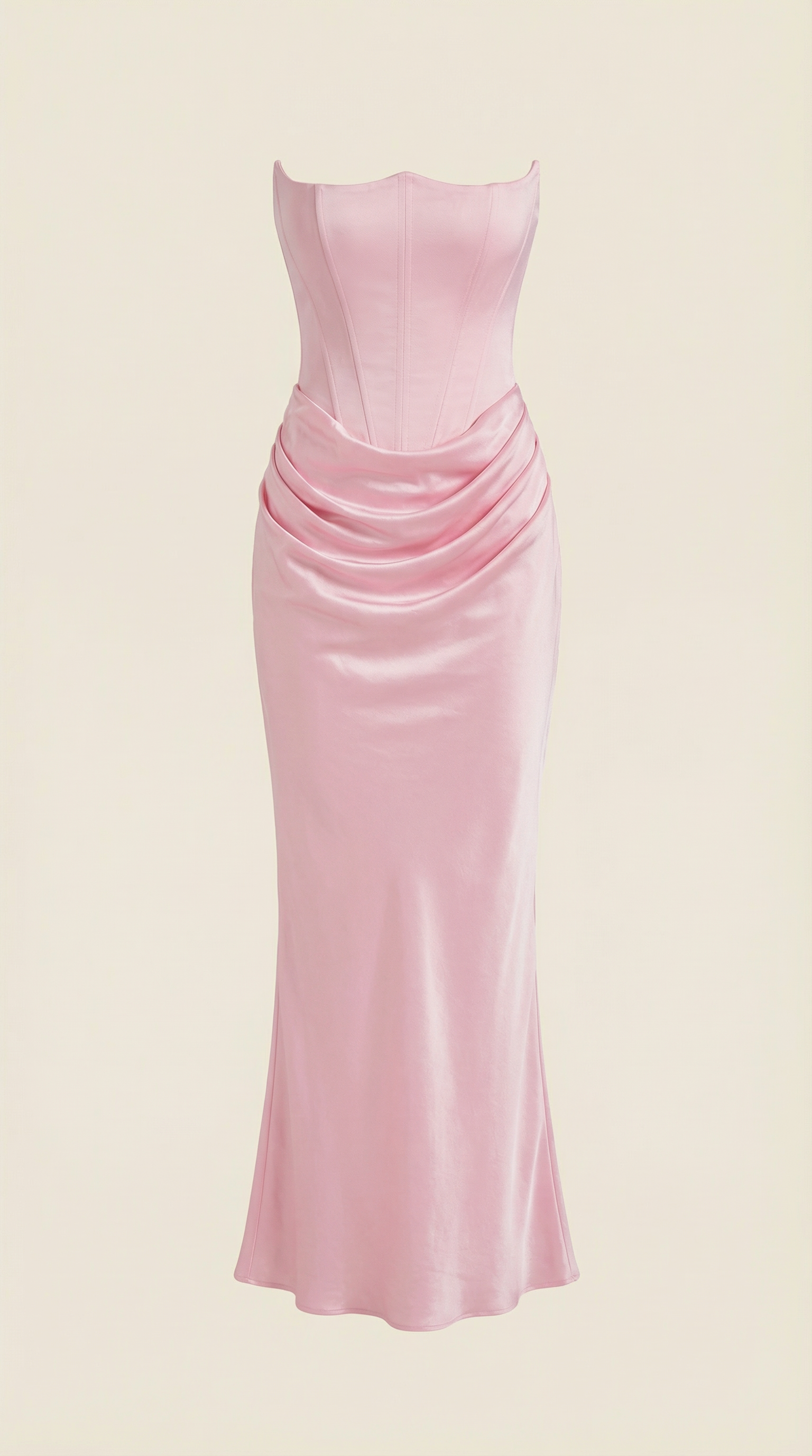 Corset Maxi Dress with Fiorella Design - Elegant Evening Wear for Women, Perfect for Formal Events and Special Occasions