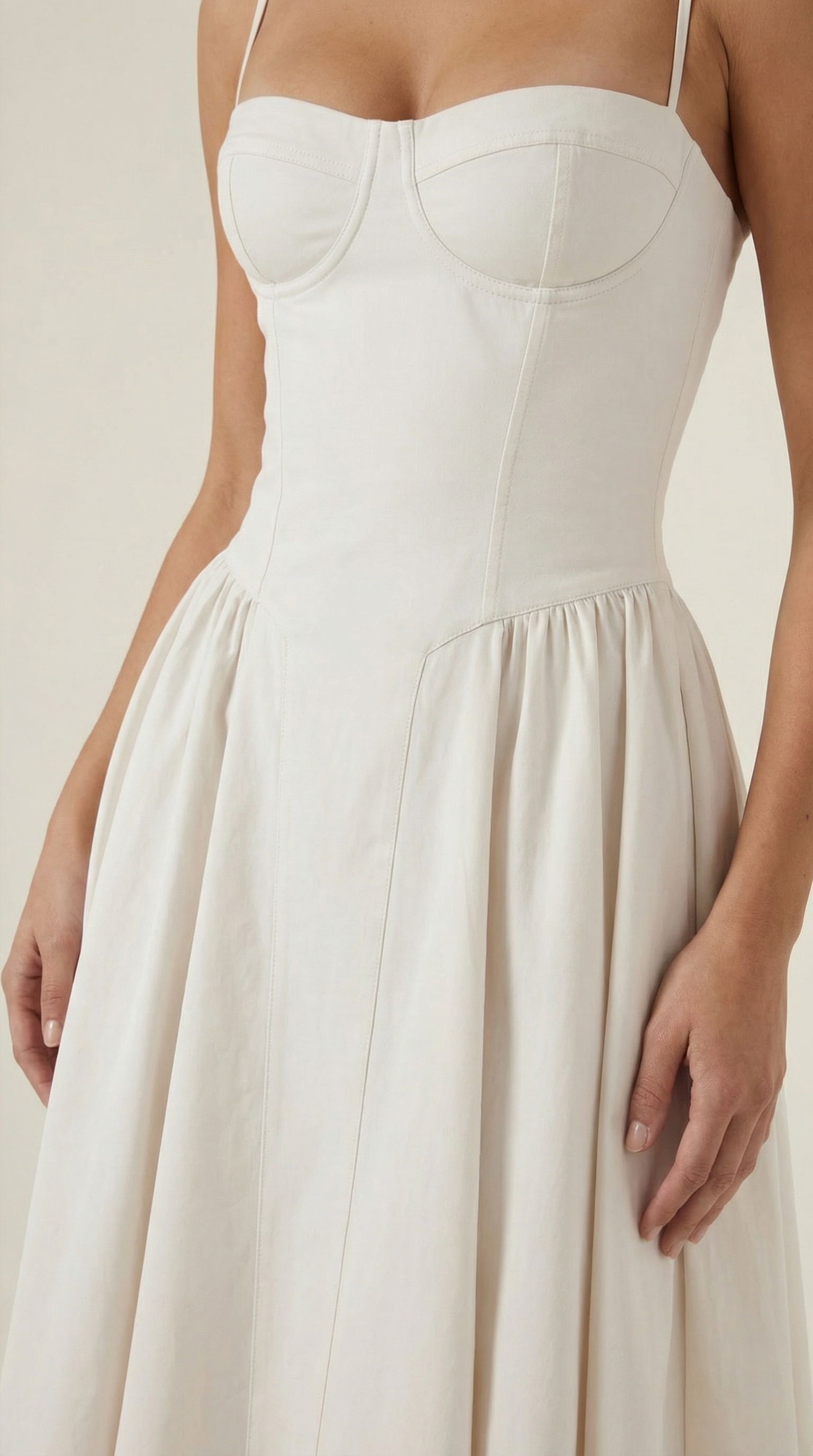 Corset Midi Dress Women UK – Formal Occasion Wedding Guest Evening Gown, Cocktail