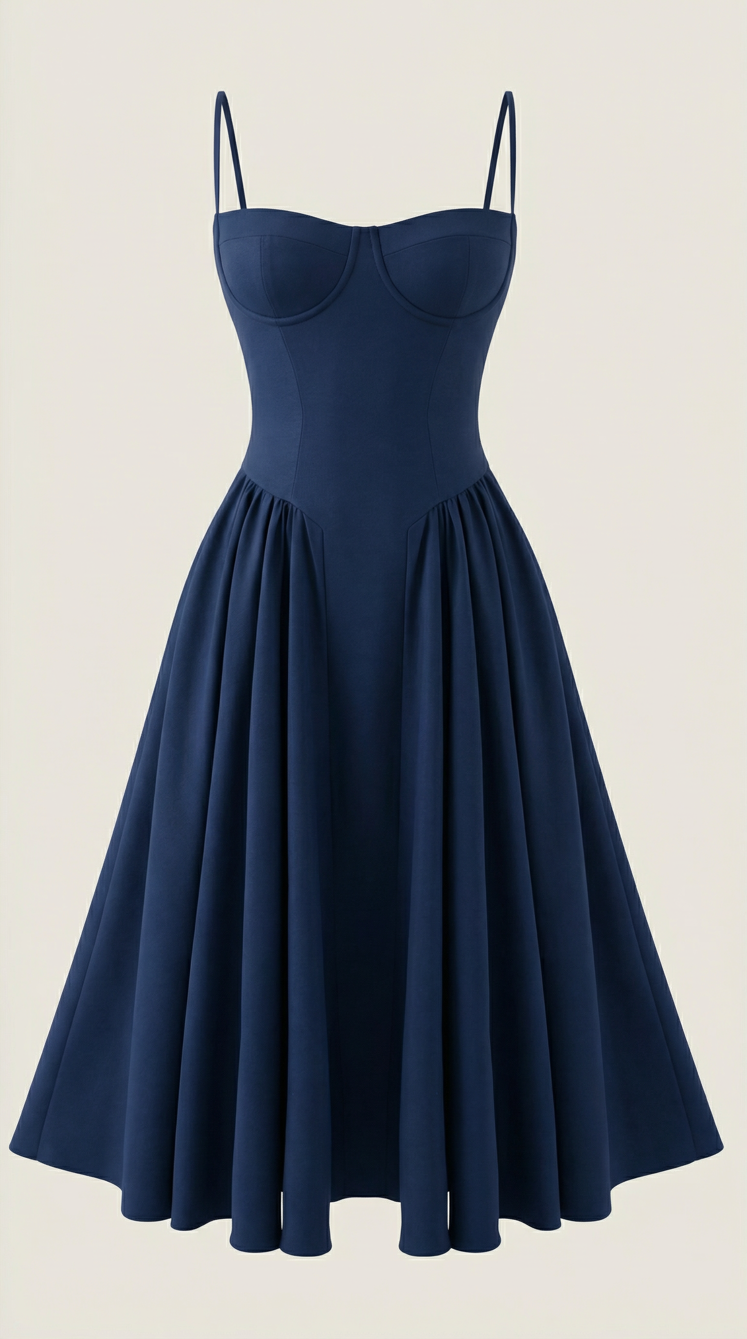 Corset Midi Dress Women UK – Formal Occasion Wedding Guest Evening Gown, Cocktail