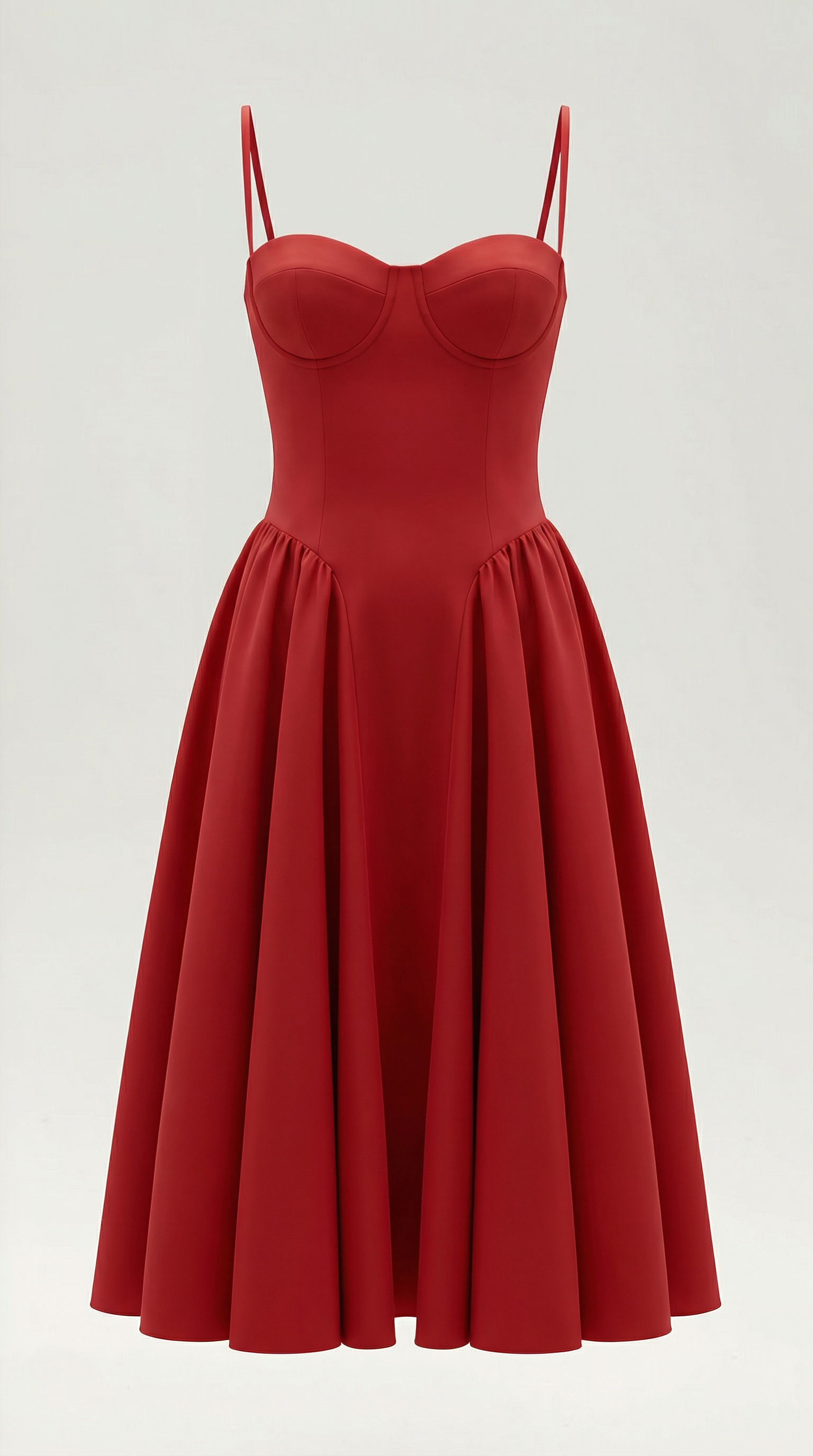 Corset Midi Dress Women UK – Formal Occasion Wedding Guest Evening Gown, Cocktail