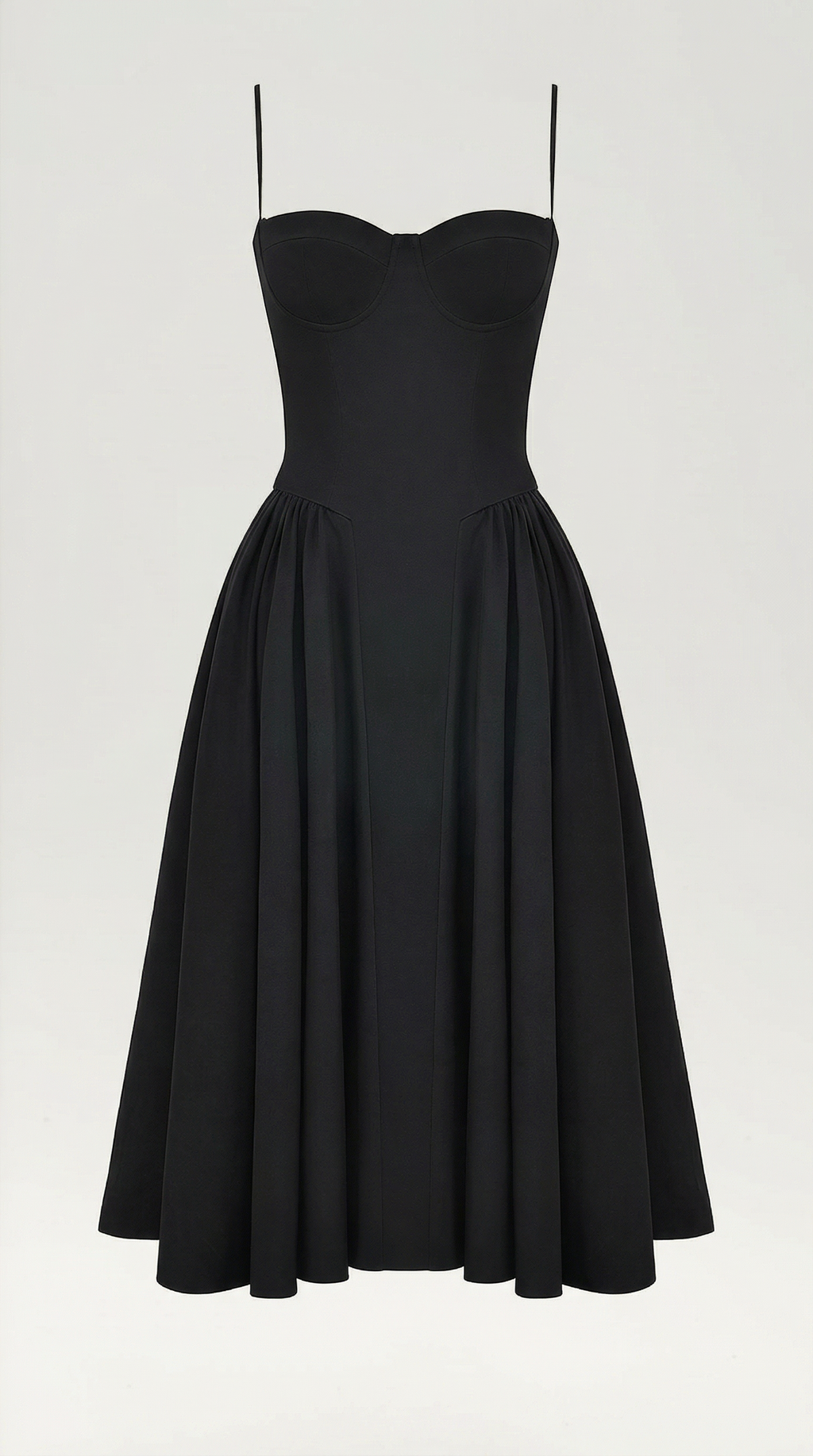 Corset Midi Dress Women UK – Formal Occasion Wedding Guest Evening Gown, Cocktail