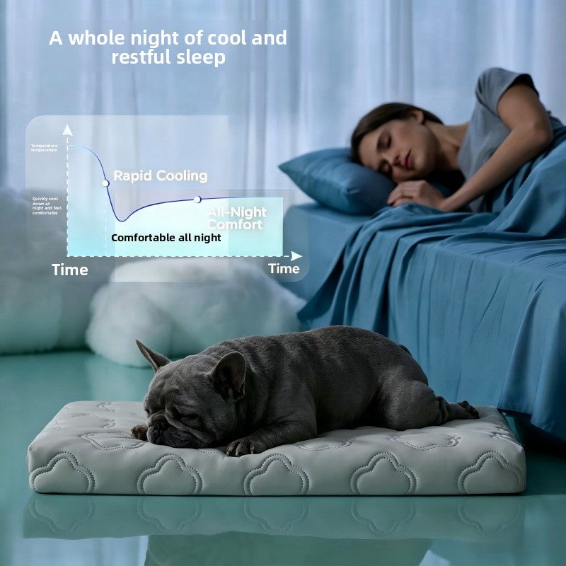 Dog Cooling Mat Gel – Pressure Activated, Indoor/Outdoor Use – Summer Relief, Pet Comfort