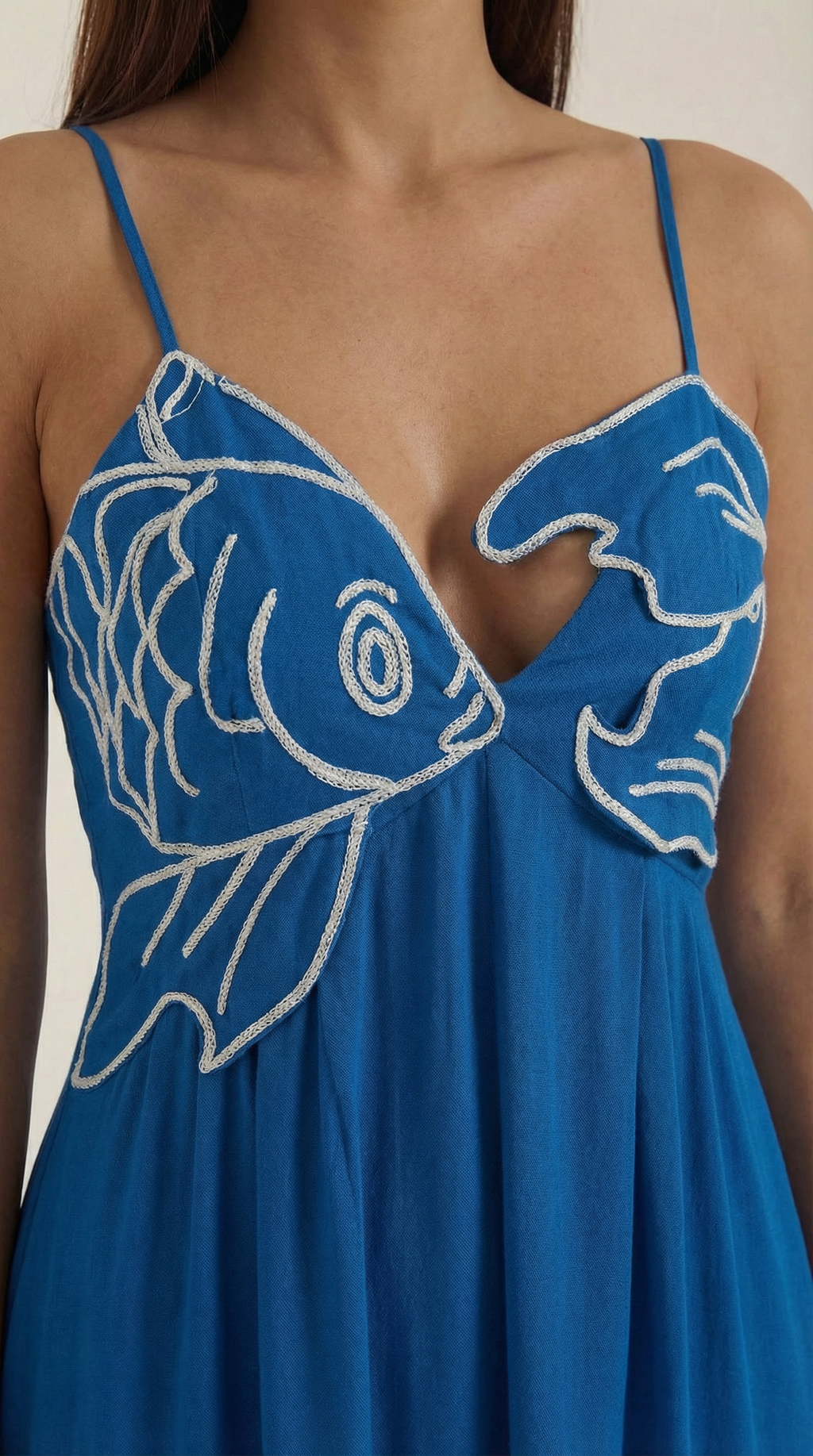 Embroidered Maxi Dress - Floral Design - Elegant Evening Wear - Women's Apparel