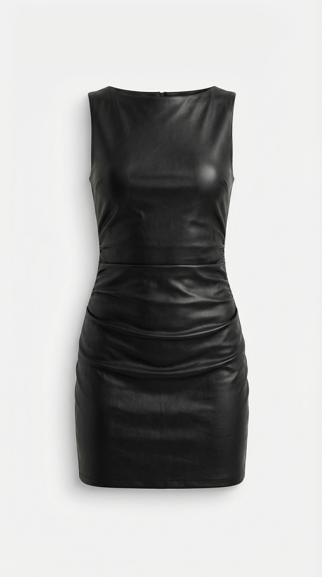 Faux Leather Mini Dress for Women - Stylish Bernice Design for Casual or Night Out Wear