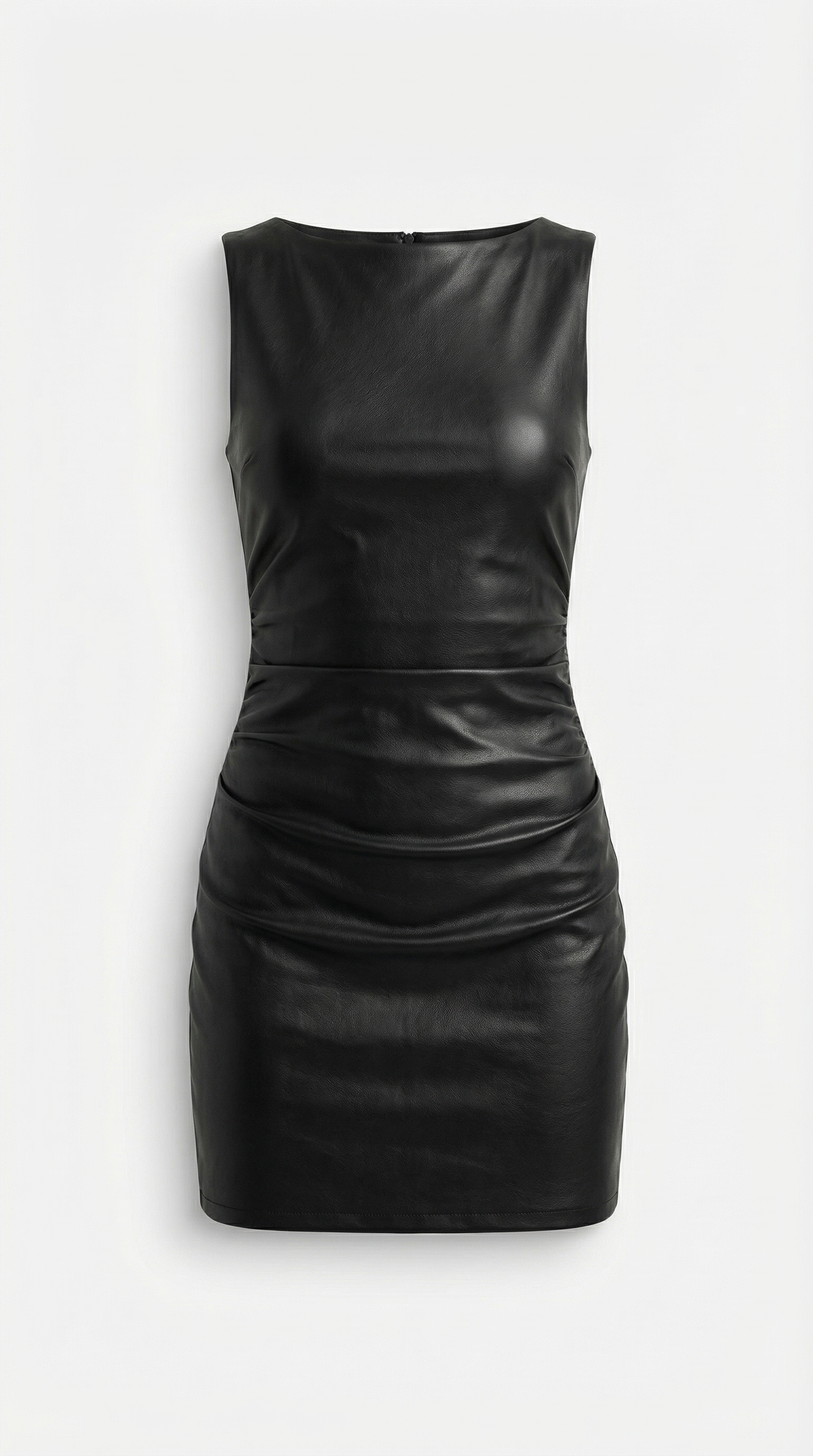 Faux Leather Mini Dress for Women - Stylish Bernice Design for Casual or Night Out Wear