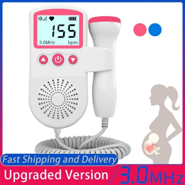 Fetal Doppler Heart Rate Monitor – Home Use, Expecting Parents