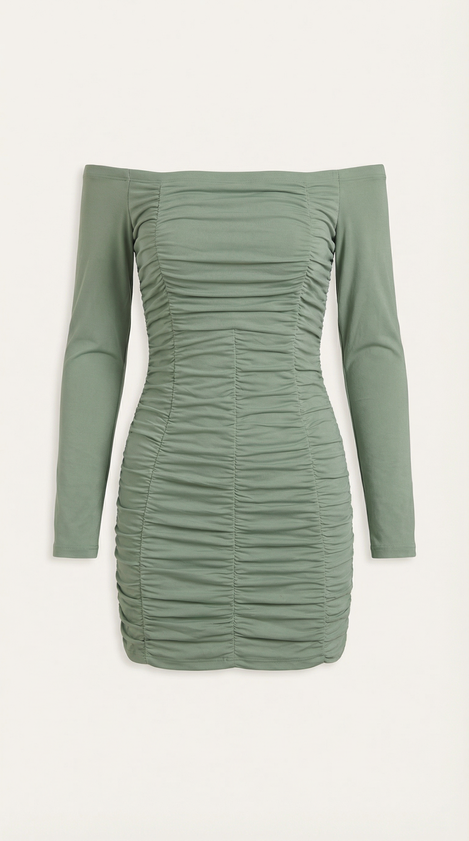 Figure-Hugging Mini Dress in Stretch Fabric - Casual Evening Wear for Women