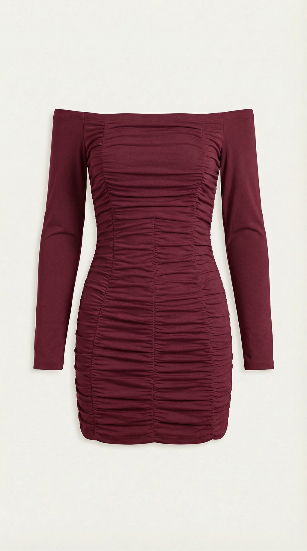Figure-Hugging Mini Dress in Stretch Fabric - Casual Evening Wear for Women
