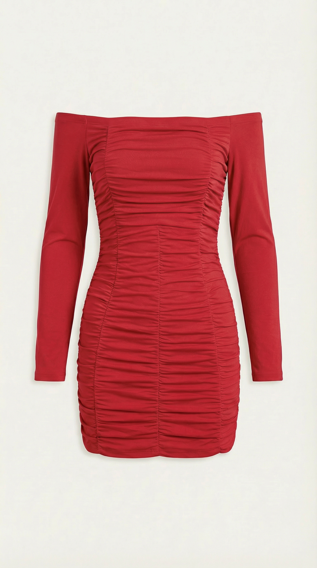 Figure-Hugging Mini Dress in Stretch Fabric - Casual Evening Wear for Women