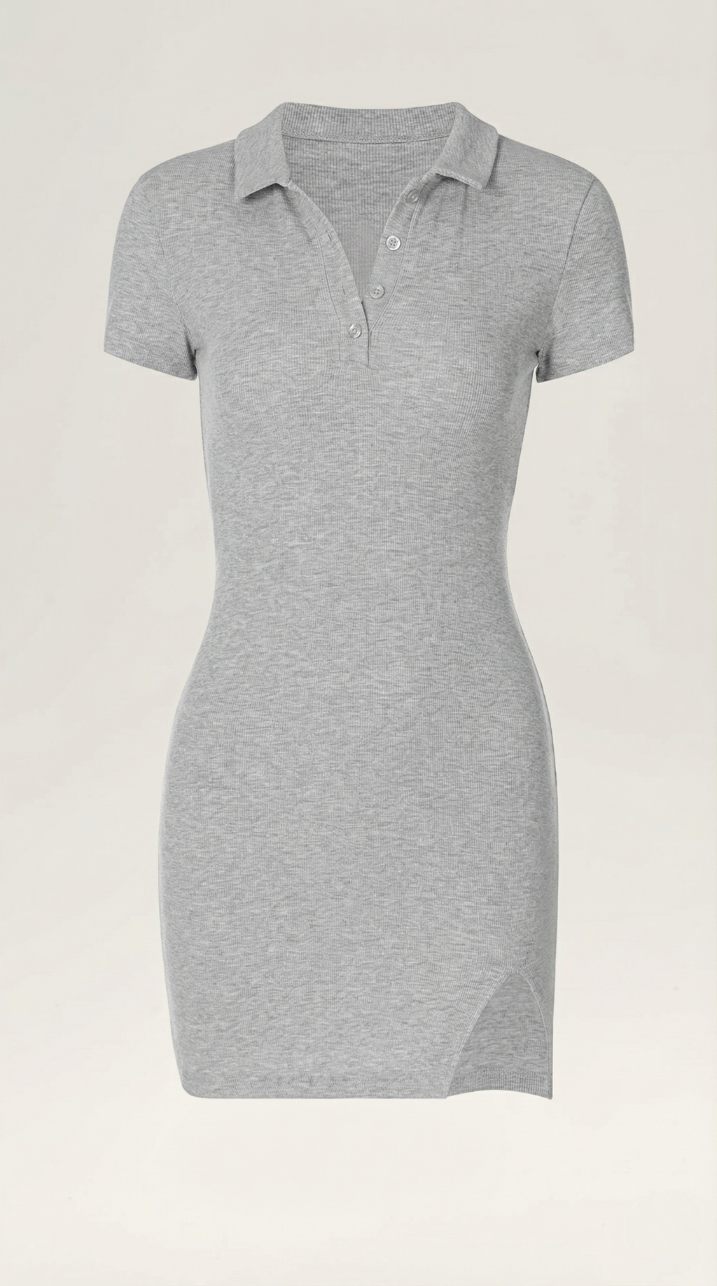 Figure-Hugging Mini Dress in Stretch Fabric - Elegant Casual Wear for Parties and Night Out