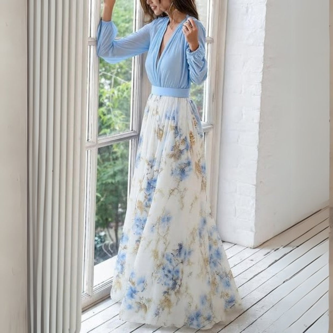 Floral Print Maxi Dress for Women - Lightweight Summer Style for Casual Wear