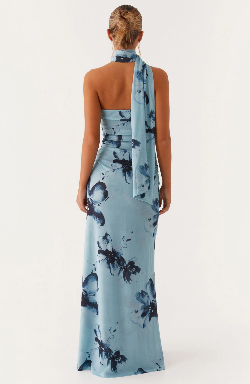 Floral Print Sleeveless Midi Dress - Lightweight Fabric for Casual Wear