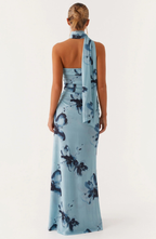 Floral Print Sleeveless Midi Dress - Lightweight Fabric for Casual Wear