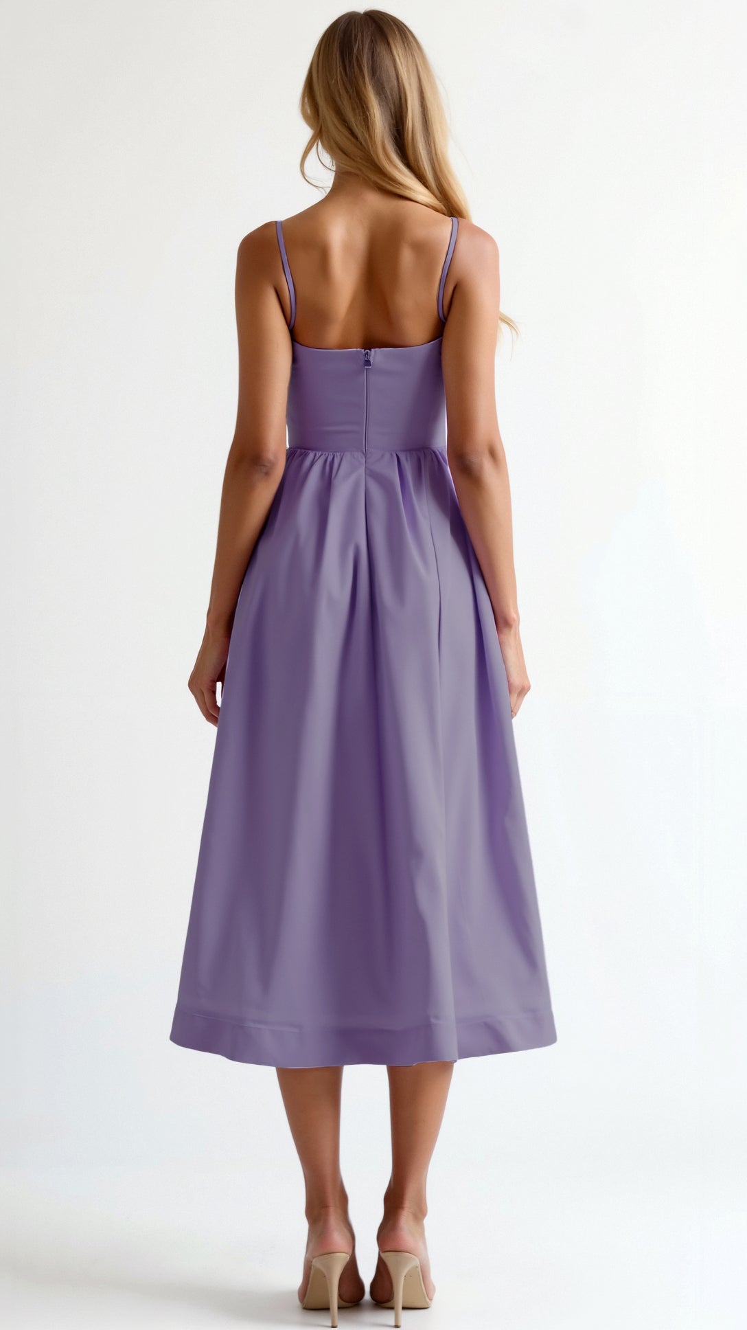 Flowy Midi Dress for Women | Lightweight Fabric | Casual Elegance for Everyday Wear