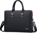 Genuine Leather Business Briefcase with Multi-Compartment – Office, Professional Use