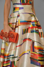 Geometric Print Maxi Dress for Women - Lightweight Summer Fashion Dress