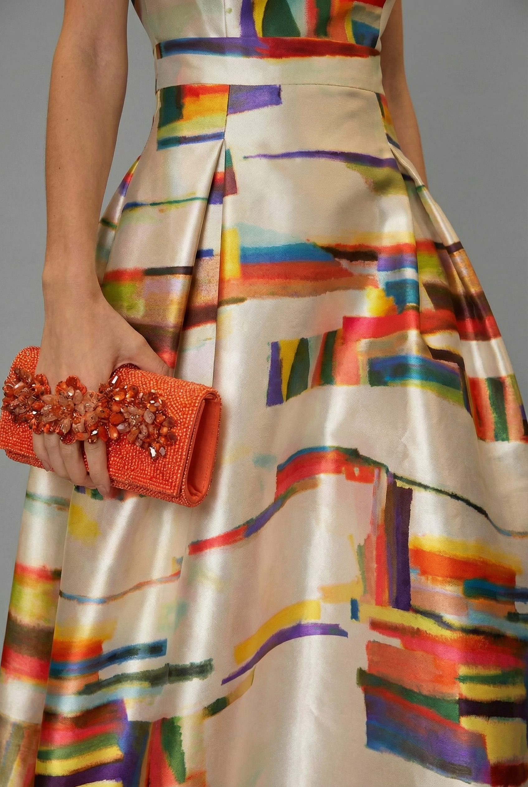 Geometric Print Maxi Dress for Women - Lightweight Summer Fashion Dress