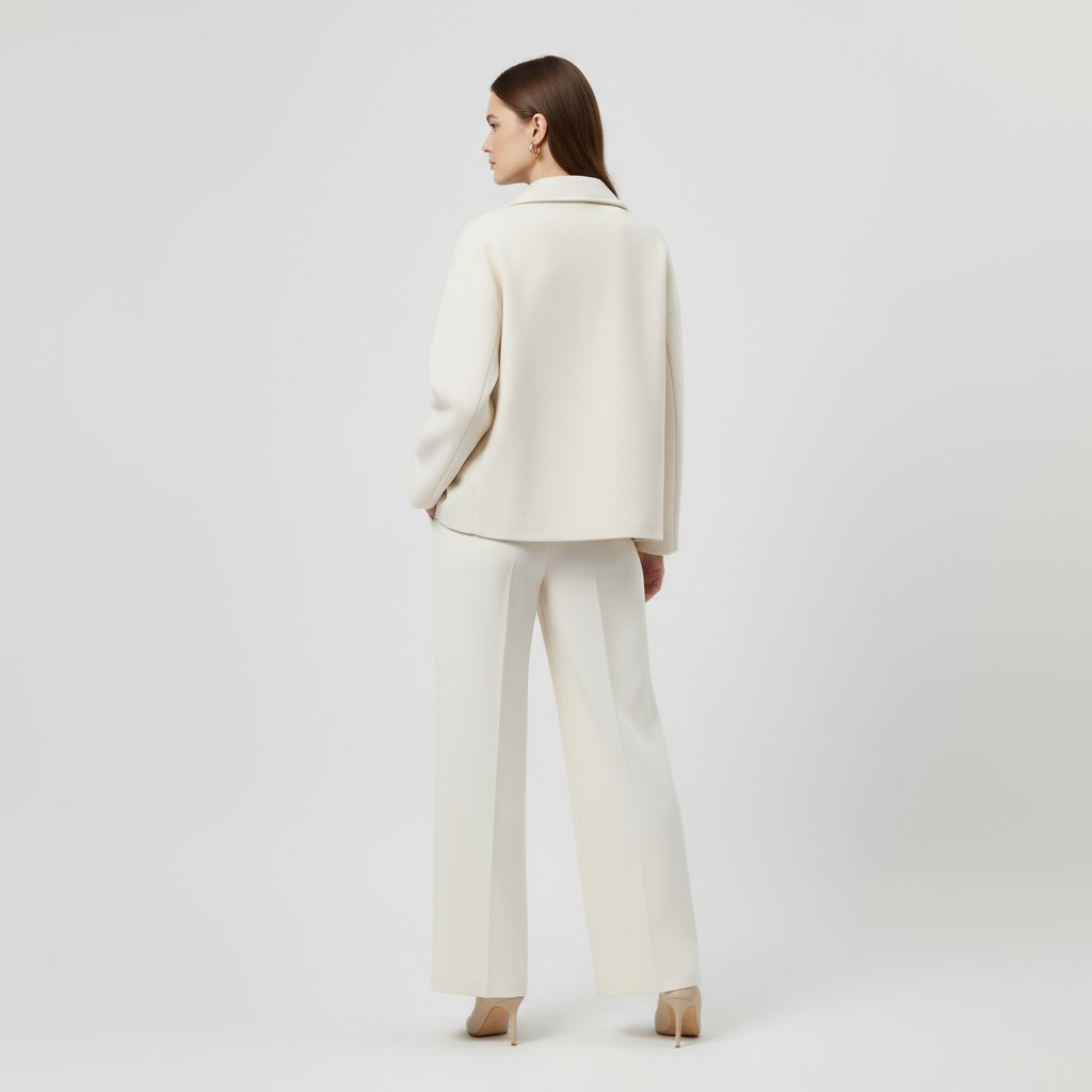 Hip-Length Women's Mini Coat - Lightweight Fabric, Casual Style for Everyday Wear, Available in Multiple Colors