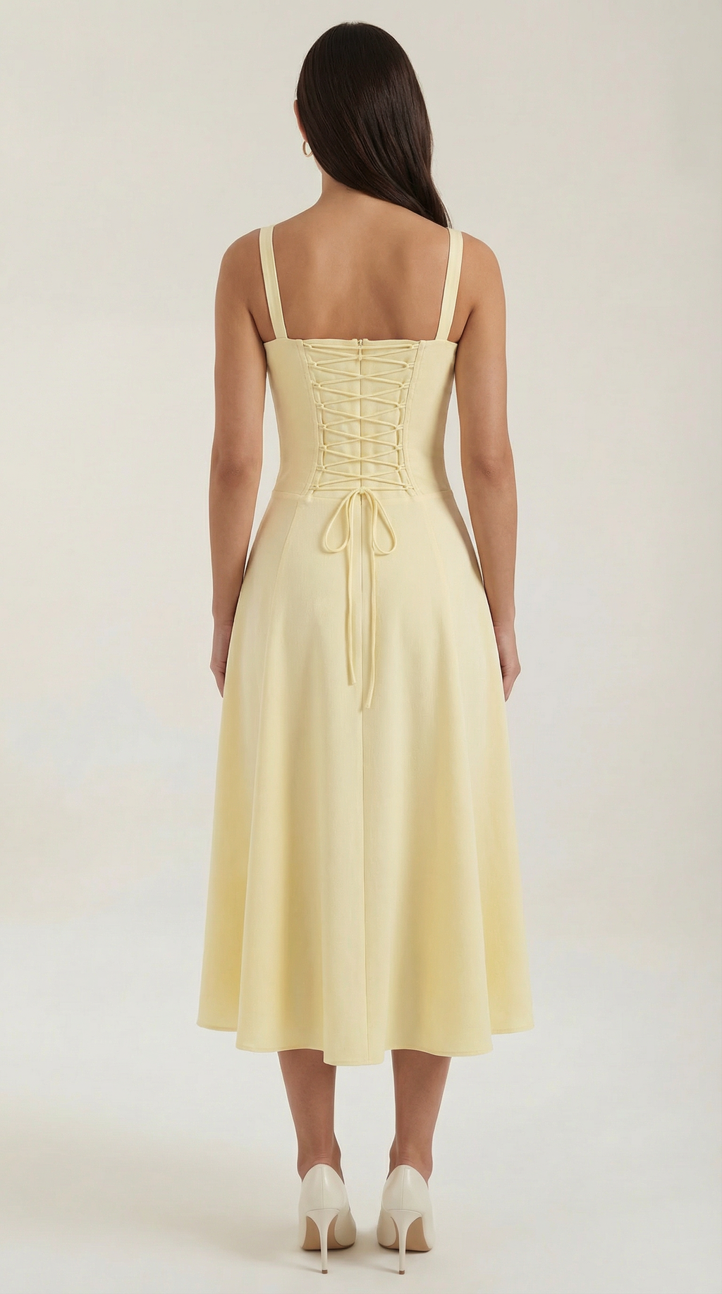 Jade Laced Midi Dress - Elegant Casual Wear for Women - Perfect for Parties and Events