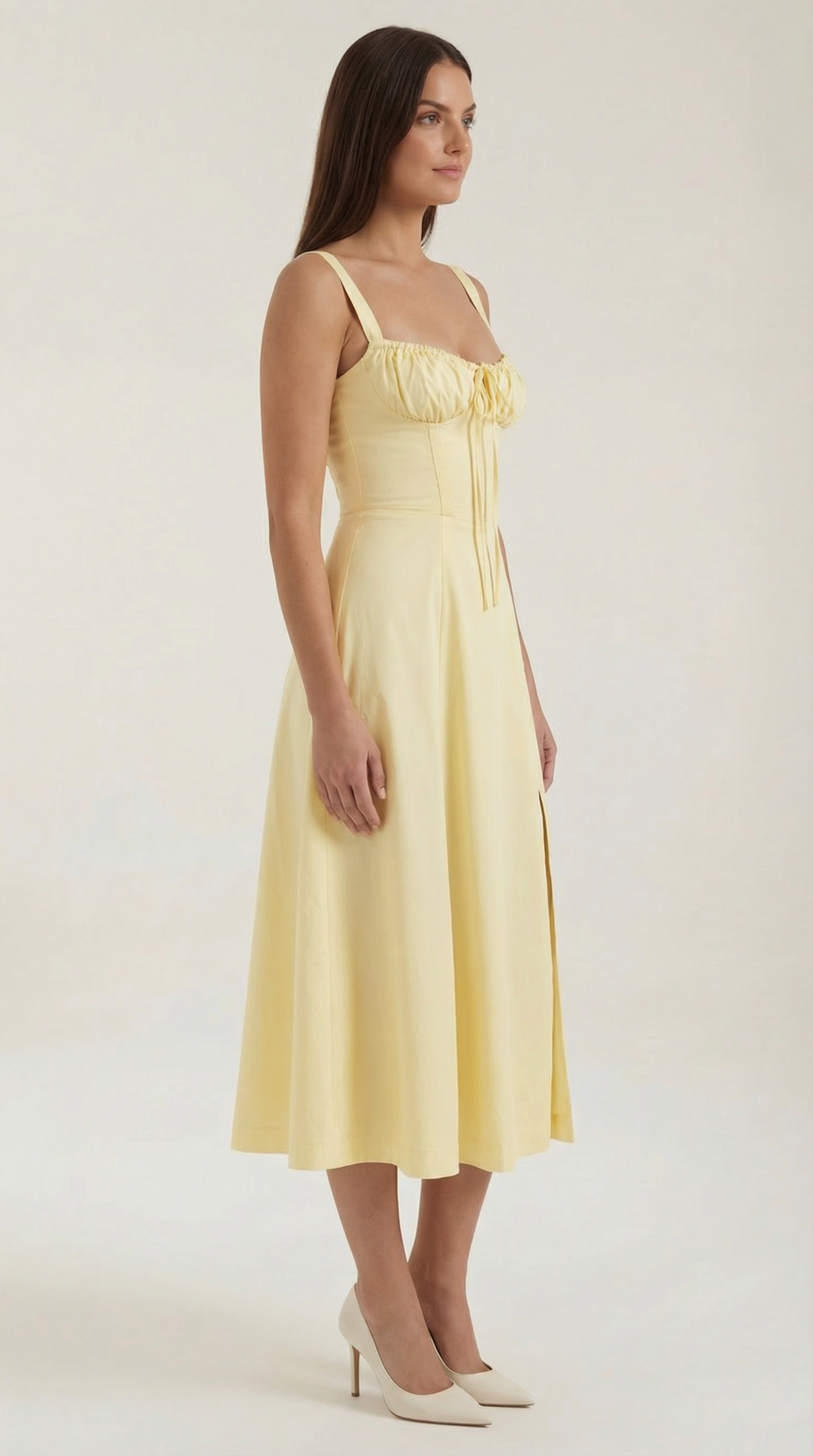 Jade Laced Midi Dress - Elegant Casual Wear for Women - Perfect for Parties and Events