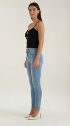 Jasmin Women's Tank Top - Lightweight Cotton Blend - Casual Sleeveless Shirt for Everyday Wear