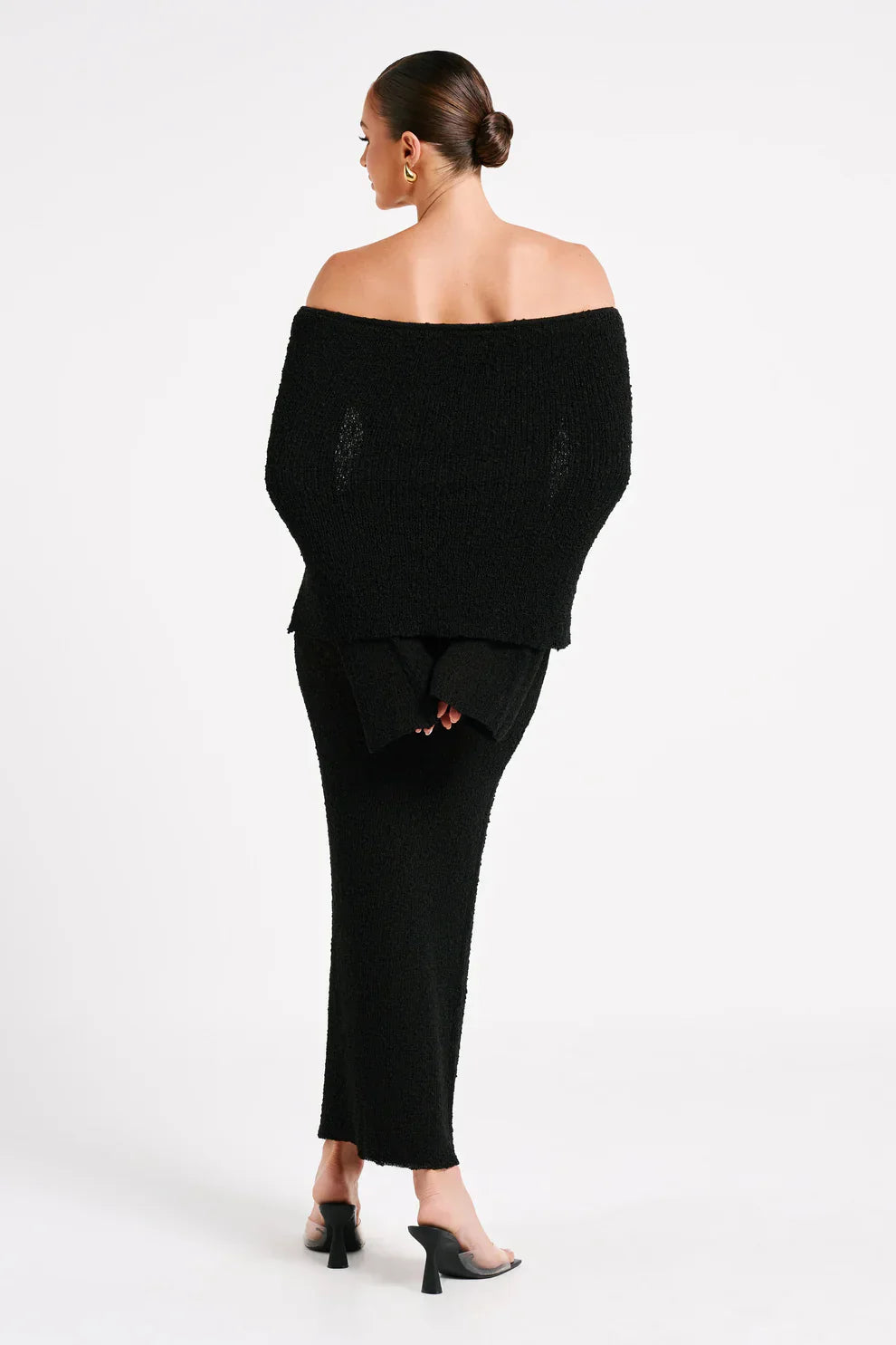 Knit Lounge Set - Soft Cotton Blend - Casual Style - Women's Apparel