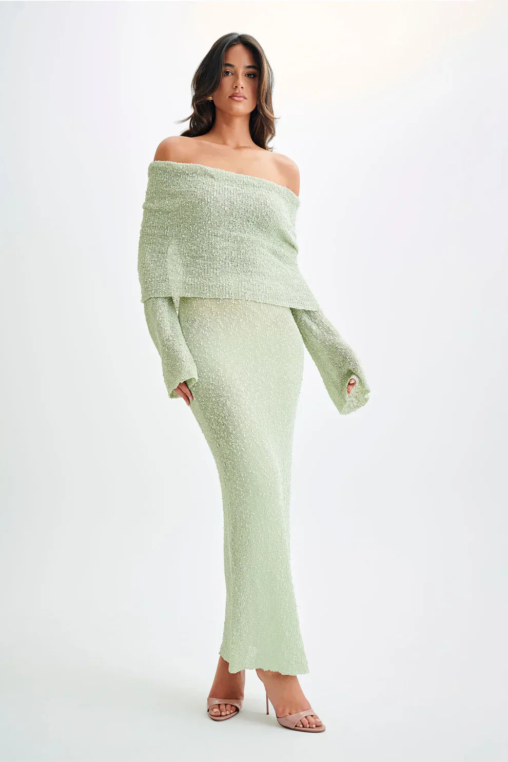 Knit Lounge Set - Soft Cotton Blend - Casual Style - Women's Apparel