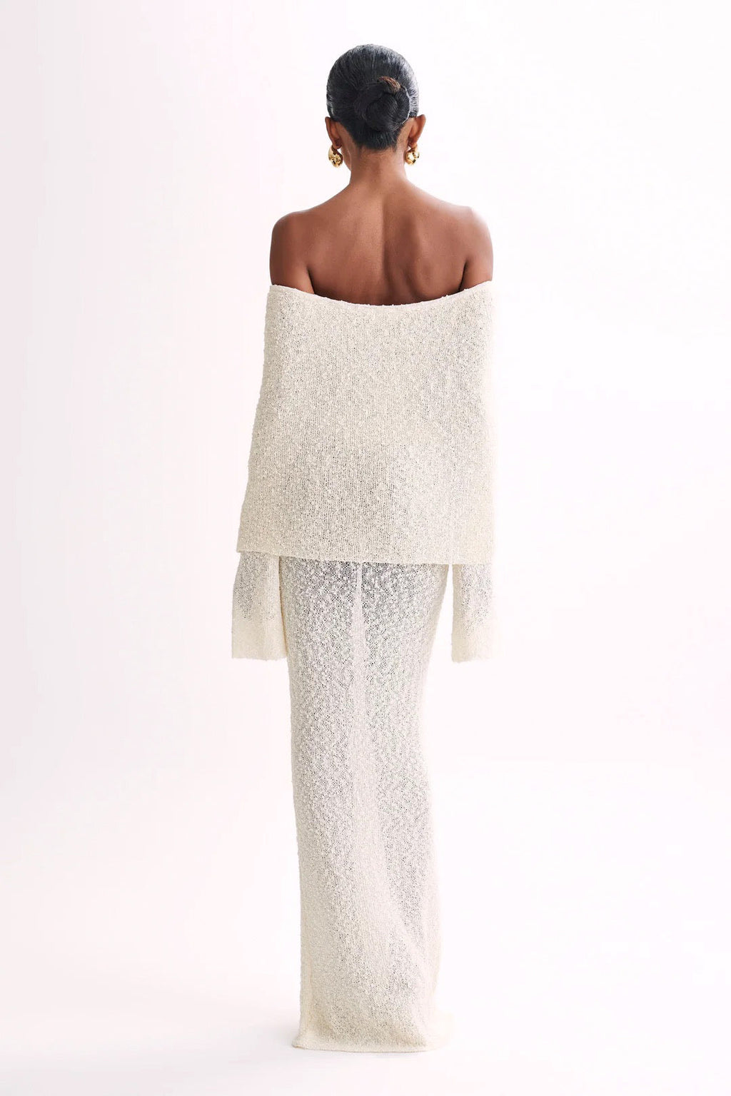 Knit Lounge Set - Soft Cotton Blend - Casual Style - Women's Apparel