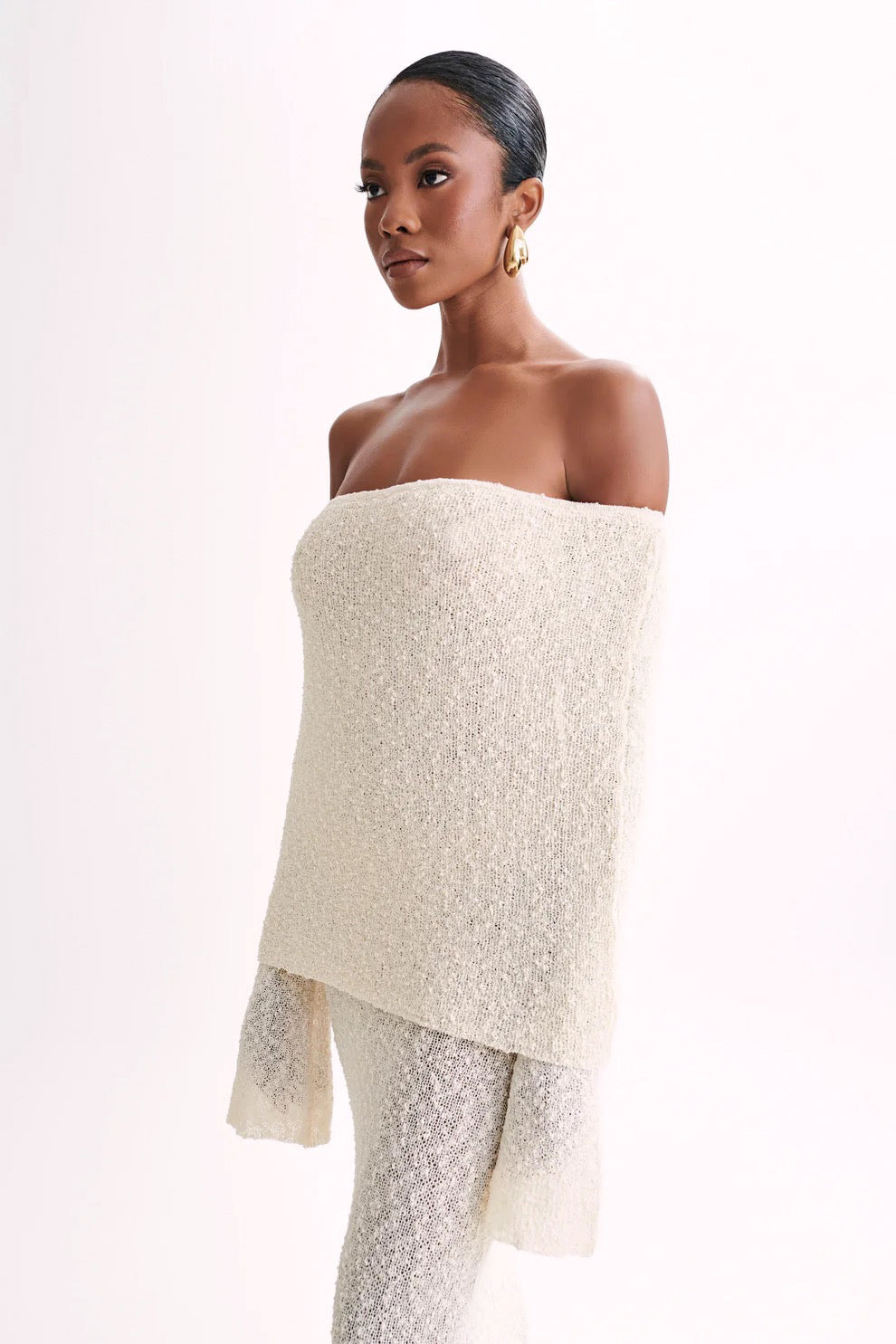 Knit Lounge Set - Soft Cotton Blend - Casual Style - Women's Apparel