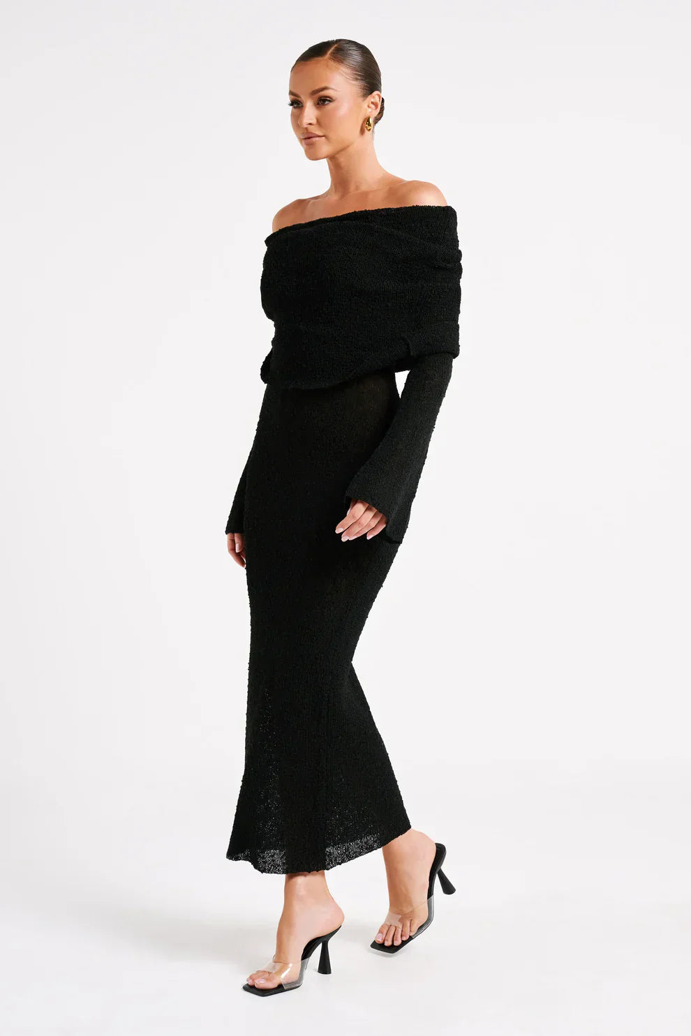 Knit Lounge Set - Soft Cotton Blend - Casual Style - Women's Apparel