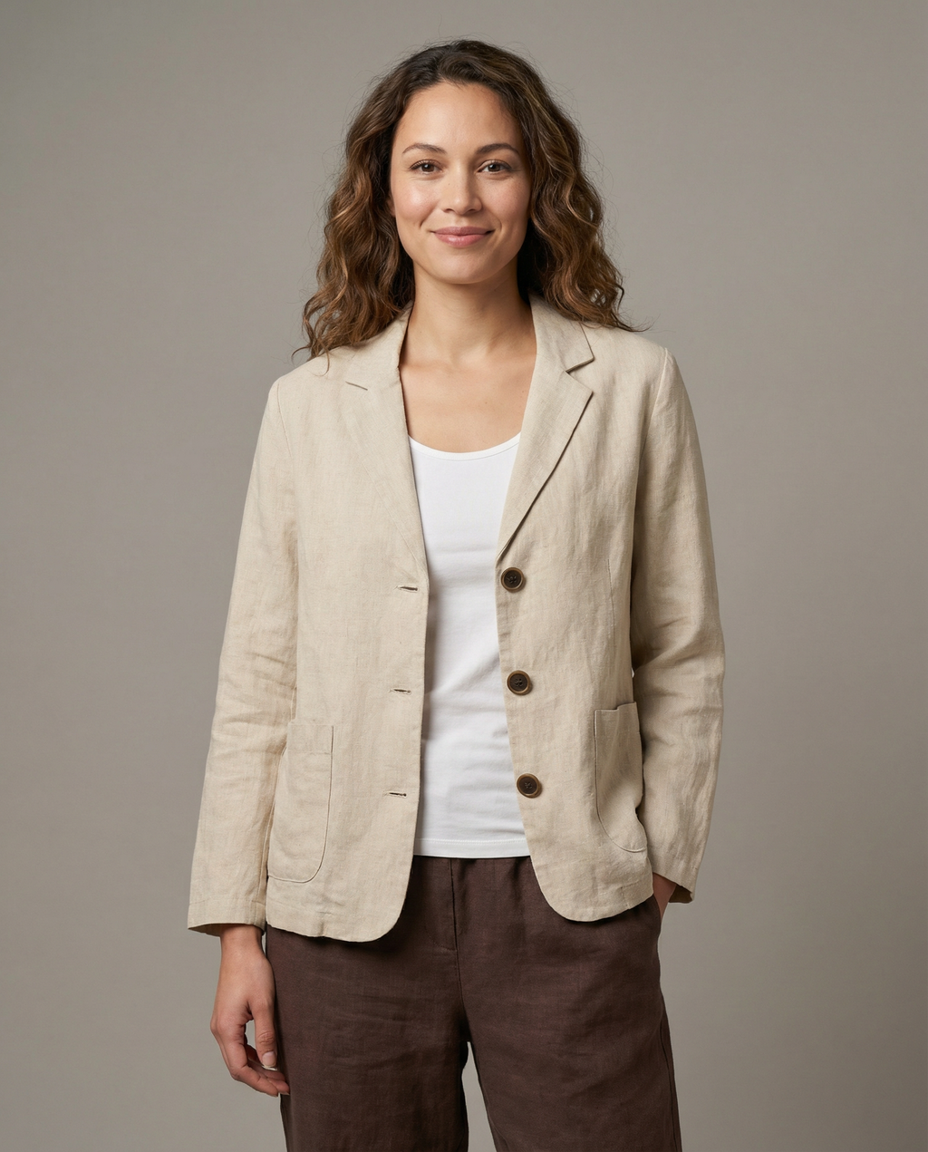 Korean Blazer Jacket - Lightweight Loose Fit for Spring and Autumn Wear