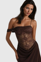 Lace Dress with Elowyn Design for Women - Elegant Evening Wear