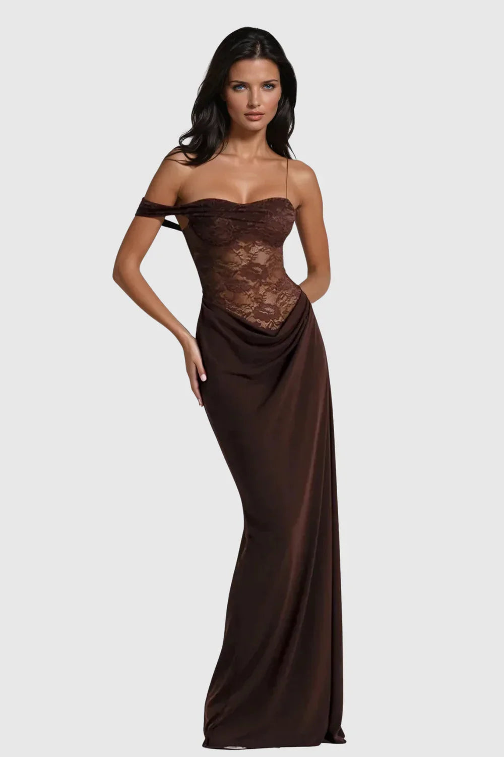 Lace Dress with Elowyn Design for Women - Elegant Evening Wear