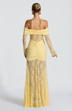 Lace Evening Gown for Women - Elegant Formal Dress for Special Occasions