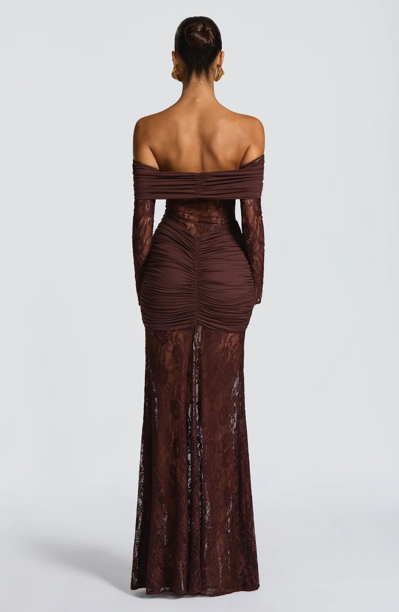 Lace Evening Gown for Women - Elegant Formal Dress for Special Occasions