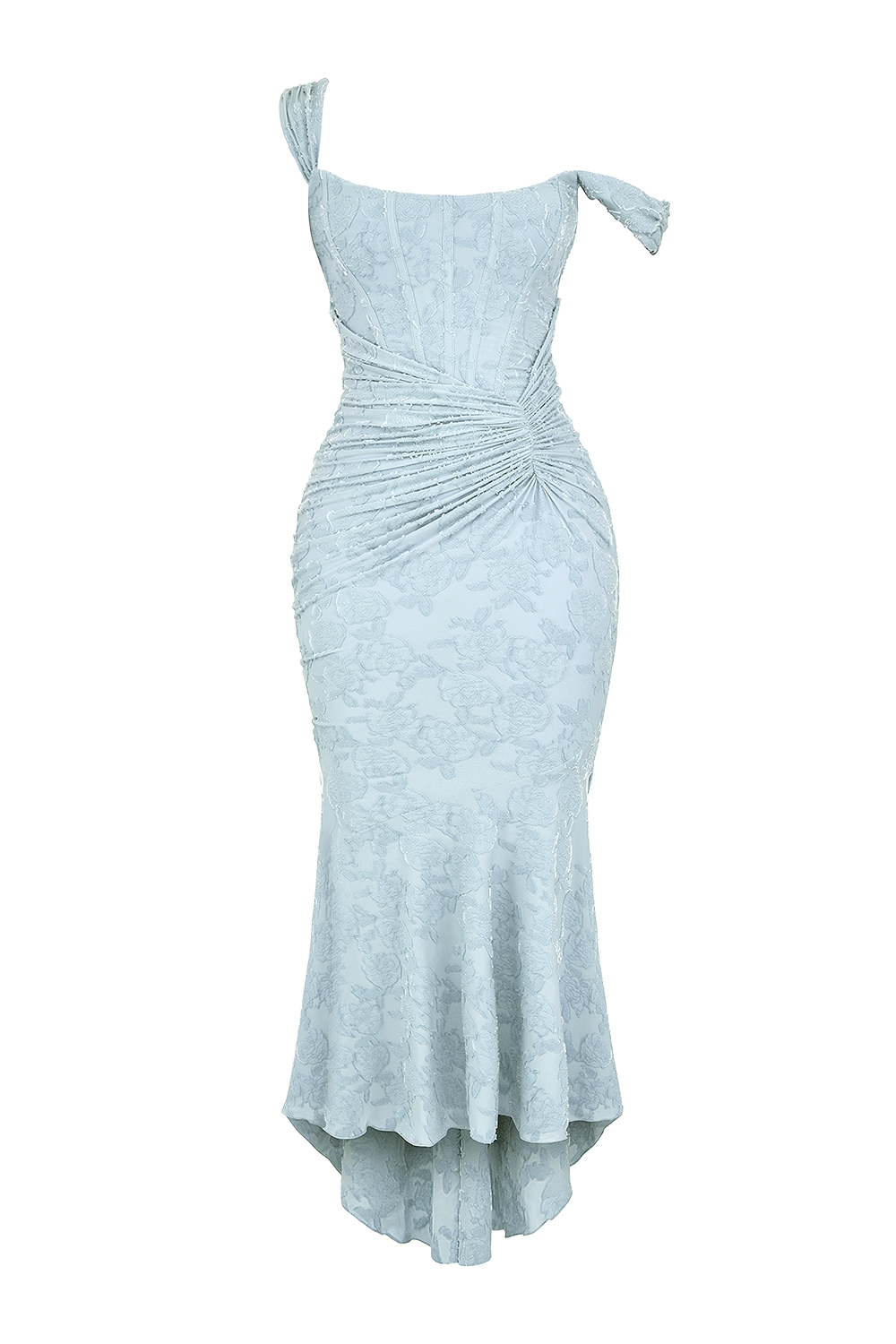 Lace Maxi Dress for Wedding Guests - Elegant Corset Design