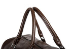 Large-Capacity Leather Travel Duffel – Lightweight Carry-On Bag, Durable for Weekend Getaways, Travel