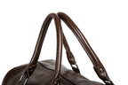 Large-Capacity Leather Travel Duffel – Lightweight Carry-On Bag, Durable for Weekend Getaways, Travel