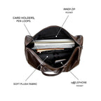 Large-Capacity Leather Travel Duffel – Lightweight Carry-On Bag, Durable for Weekend Getaways, Travel