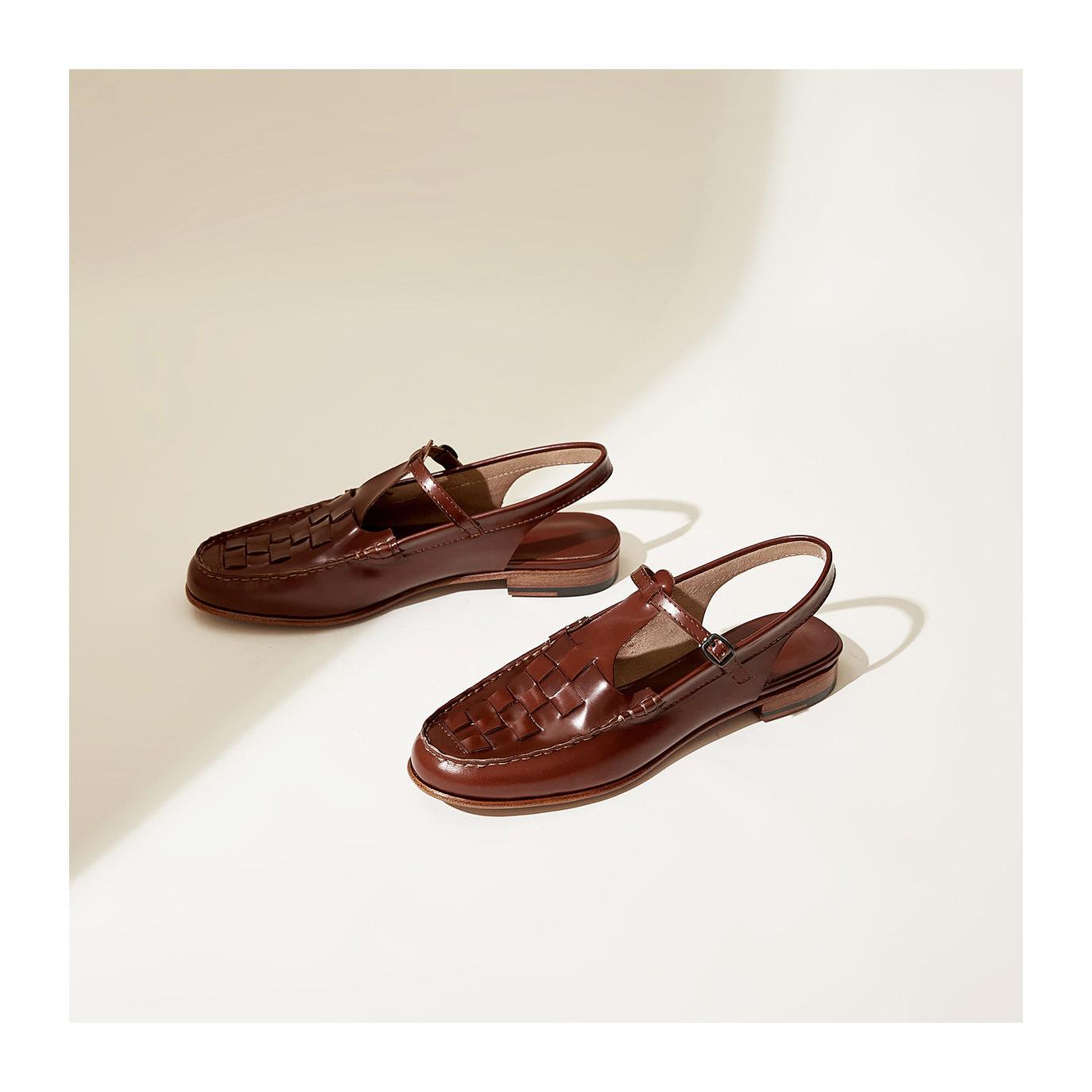 Leather Summer Sandals for Women - Comfortable Straps, Stylish Design for Casual Wear