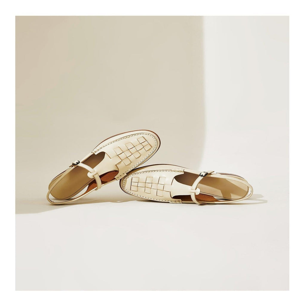 Leather Summer Sandals for Women - Comfortable Straps, Stylish Design for Casual Wear